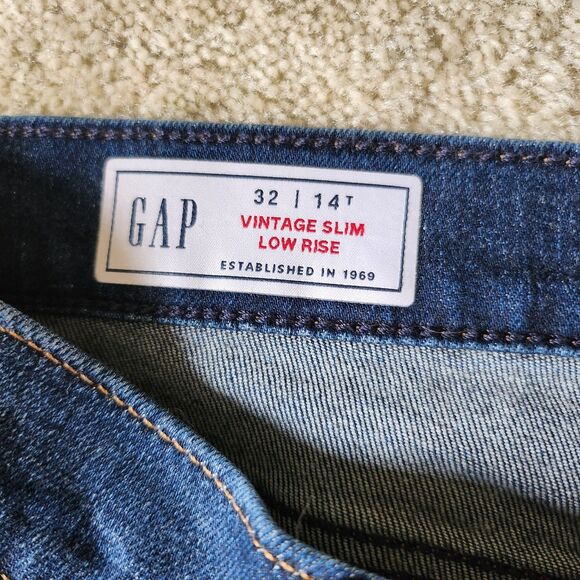Gap Vintage Slim Jeans - Blue - Women's 14T - NWOT (No65) - Picture 3 of 3